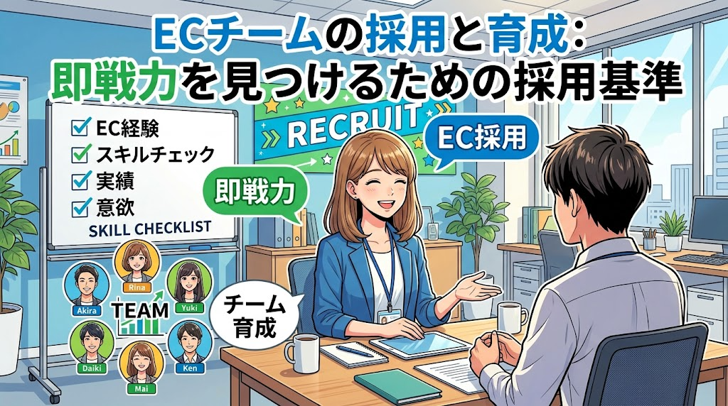 EC担当者の採用・育成で会社を強くする方法【求人のコツ】