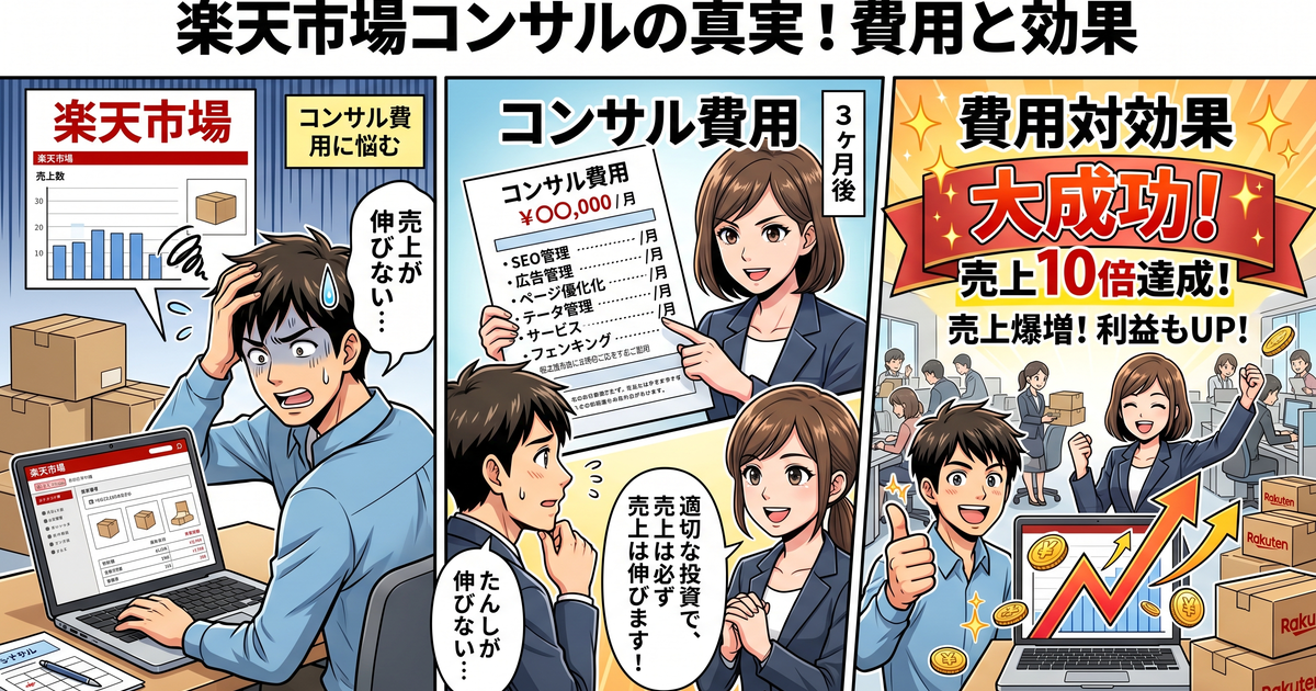 楽天コンサル費用の相場と選び方。現場から正直に解説
