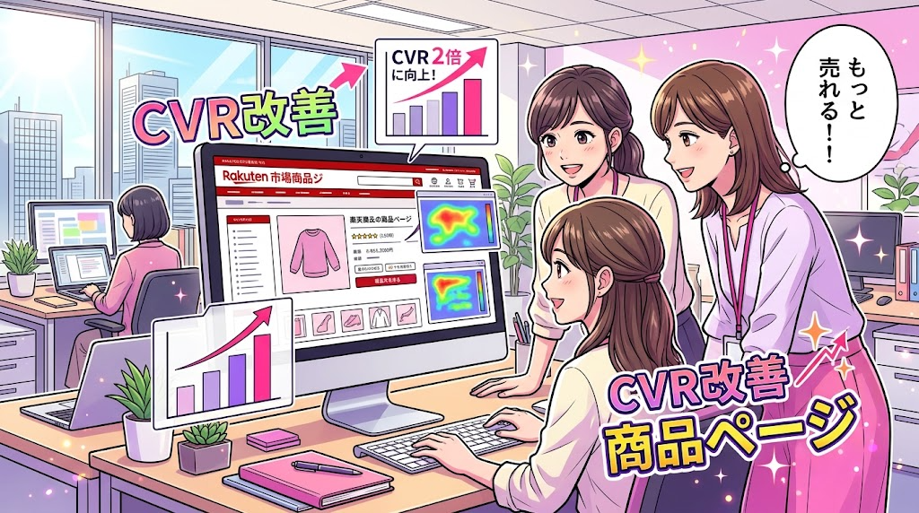 楽天の商品ページ、それで売れると思ってる？CVRを2倍にした改善術