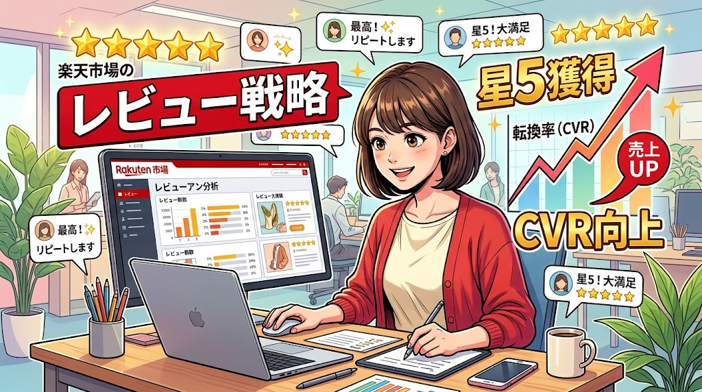 楽天市場のレビュー対策と口コミ活用術【2026年最新版】