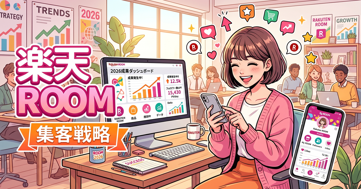 楽天ROOMで成果を出す！戦略と成功事例ガイド2026