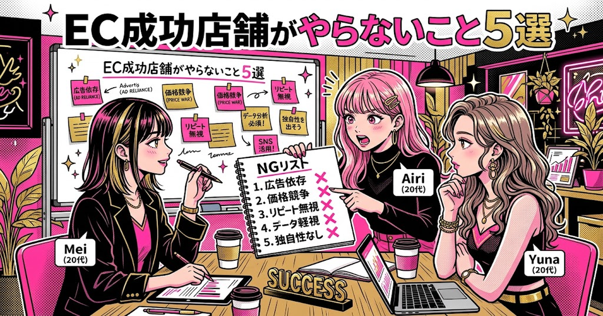 売れてるEC店舗が、絶対やらない5つのこと